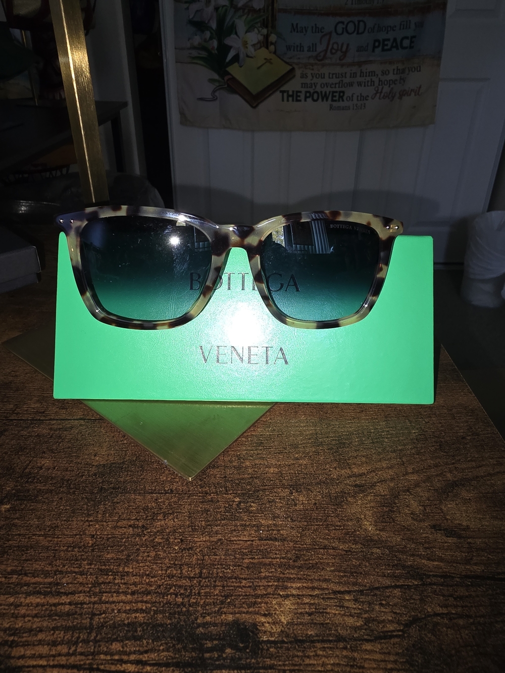Bottega Veneta Brown Tortoiseshell Sunglasses w/COA #BVO251SA